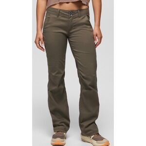 Prana Halle convertible hiking pants slate green women's size  10